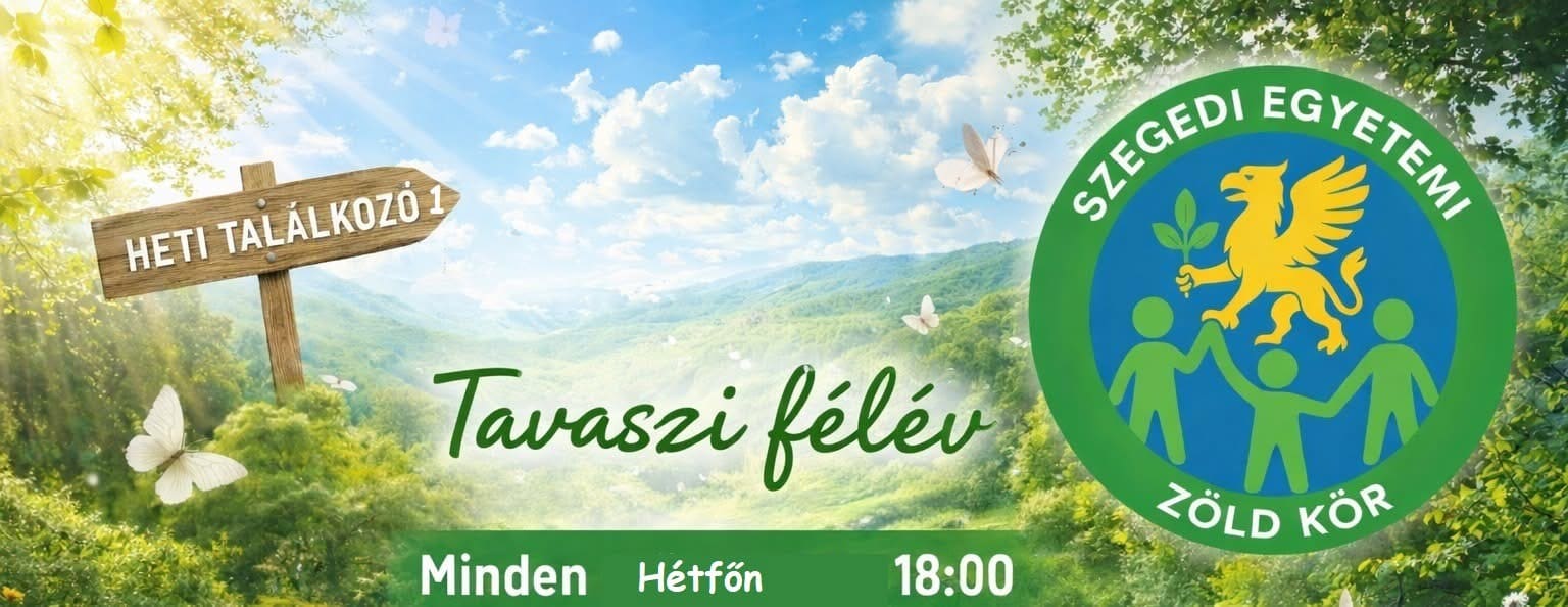 A Zöld Kör heti találkozójának plakátja